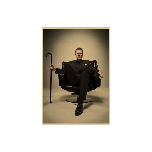 Lot style Choose American TV Series House M.D Hugh Laurie Art print Silk poster Home Wall Decor