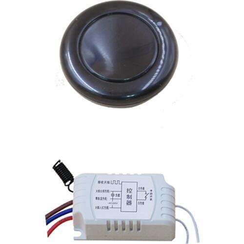 Best Price Black Smart Home Wireless Consoles Transmitter Receiver 220V Remote Control Switch Input Output Power 315MHZ 433MHZ