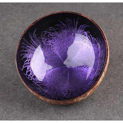 Coconut Shell Bowl Vintage Natural Coconut Shell Candy Food Container Keys Storage Bowl Kitchen Dining Bar Home Decor