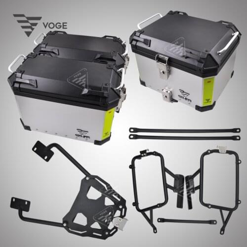 Motorcycle Lx500r Lx500 Refitted with Side Box and Trunk Rack Apply for Loncin Voge