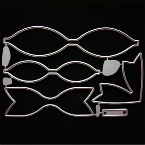 SCD910 Bow Metal Cutting Dies For Scrapbooking Stencils DIY Album Cards Decoration Embossing Folder Die Cuts Cutter Tools New