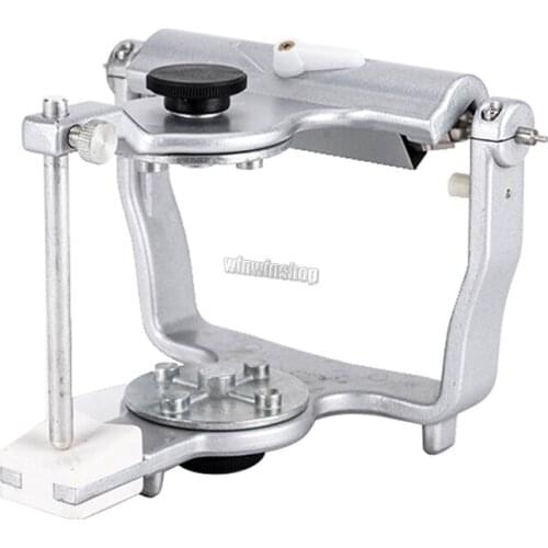 Dental laboratory denture articulator Japanese style adjustable silver tool