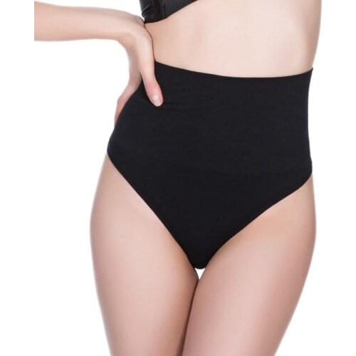 High Waist Trainer Women Tummy Slimming Control Panties Body Shaper Butt Lifter Thong Panty Shapewear Underwear Plus Isze 3XL