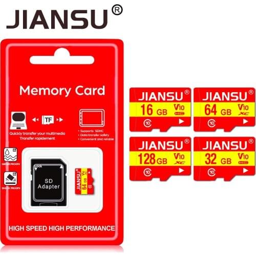 High Speed Memory Card 64gb 128gb Micro SD Card 32GB 16GB 256GB Class 10 Tarjet SD TF Card cartao de memoria Free Adapter