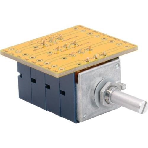Japan ALPS RK27 Quad Unit 4 Channels Volume Potentiometer + PCB 4-gang Balance Control LOG Type 10K/50K/100K