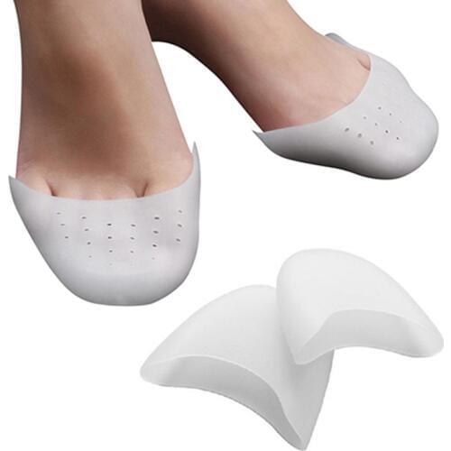 Women Soft Ballet Pointe Silicone Gel Toe Pad Shoe Insole Cushions Pain Relief Insert Soles Pads Silicon Insoles For Women Shoes