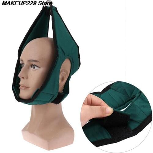 1PC Hanging Cervical Traction Device Soft Neck Stretching Belt Pain Relief Metal Bracket Chiropractic Neck Traction Cushion