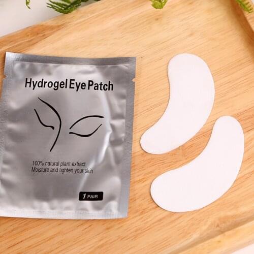 200 Pairs Eyelash Pad Gel Patch Hydrogel Eye Patch Under Eye Paper Sticker Fox Wraps Eyelash Extension Women Makeup Tools