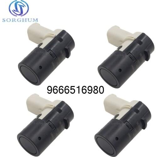 4pcs New 9666516980 PDC Parking Sensor Bumper Object Reverse Assist Radar For PSA