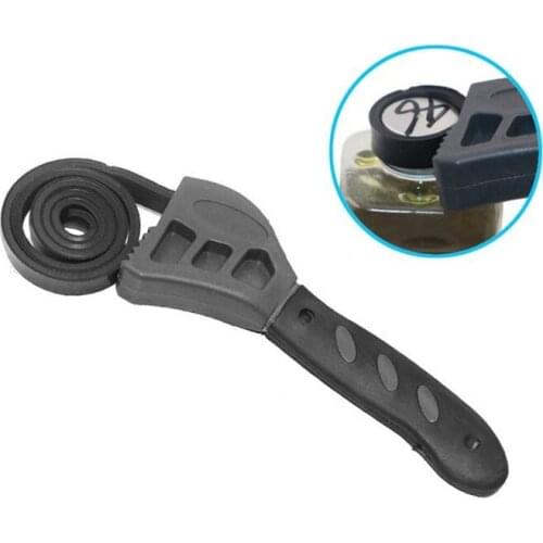 50cm Multi-function Belt Wrench Adjustable Bottle Opener Auto Oil Filter Spanner