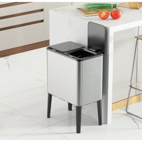Automatic Sensor Recycle Bin Classified Waste Bin Smart Sorting Dustbin Dry And Wet Kitchen Garbage Can Household Storage Bucket