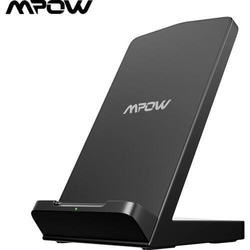 Mpow Wireless Charger 10W/7.5W Fast Charging Wireless Phone Charger Stand For iPhone X Samsung S9 Huawei Hornor Qi-Enabled Phone