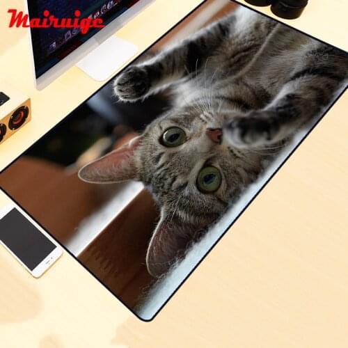 Mairuige Cute Cats XXL Large Mouse Pad Computer Decoration Gaming Accessories Office Kawaii Animal PC Notebook Mousepad Desk Mat