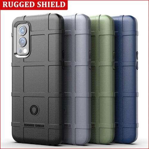 Case For OnePlus Nord 2 5G Rugged Shield Shockproof Soft TPU Armor Soft TPU Cover For Oneplus Nord2 5G N200 N100 N10 CE