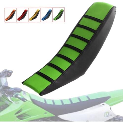 For Yamaha TTR TW TY WR XG XT XTZ YFZ YZ 200 225 230 250 400 426 450 600 F R/X Z X TRICKER Motorcycle Striped Soft Seat Cover