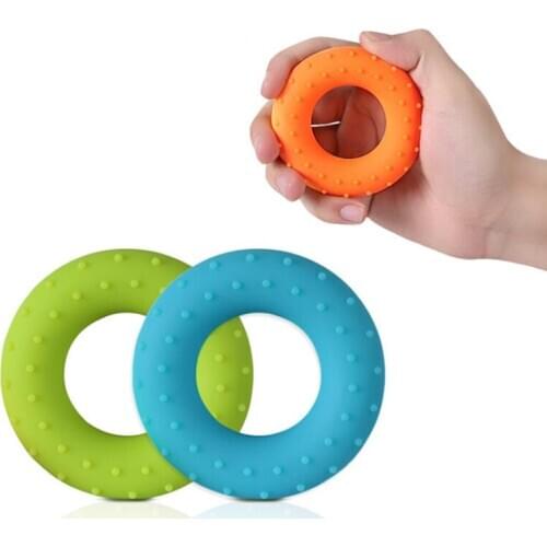 Hand Gripper Silicone Grip Wrist Strength Trainer Finger Expander Exercise Finger Exerciser Resistance Bands Fitness