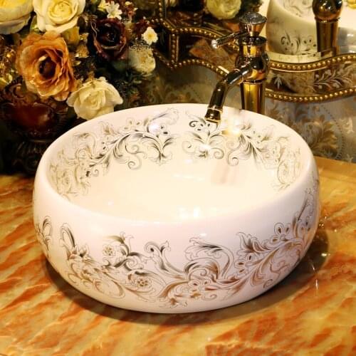 Ceramic Sink Wash Basin Ceramic Counter Top Wash Basin Bathroom Sinks Wash Basin Ceramic Bathroom Basin