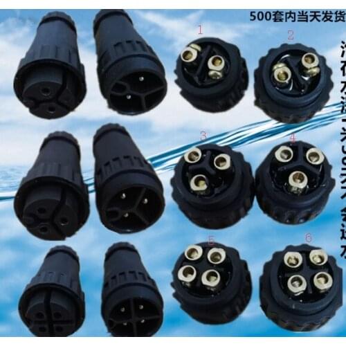 Mix 6kinds waterproof ip68 M22 Aviation plug connector male+female=1set