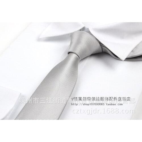 Monochrome 6CM tie casual arrow jacquard black mens tie tie