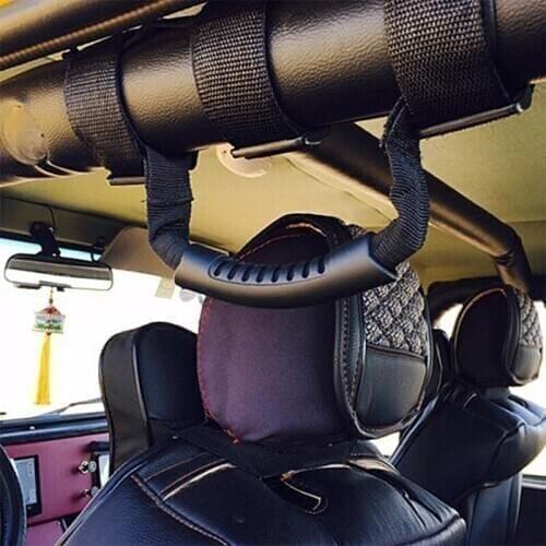 New Car Grip Handle Rear Car Side Safety Grip Bar Assistant Grab Non-Slip Handle for Jeep Wrangler YJ JK TJ 1987-2016