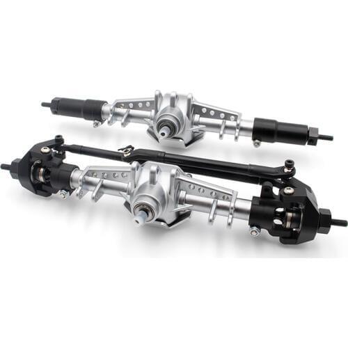 CNC machining all metal front and rear drive axle assembly for Axial scx10II 90046