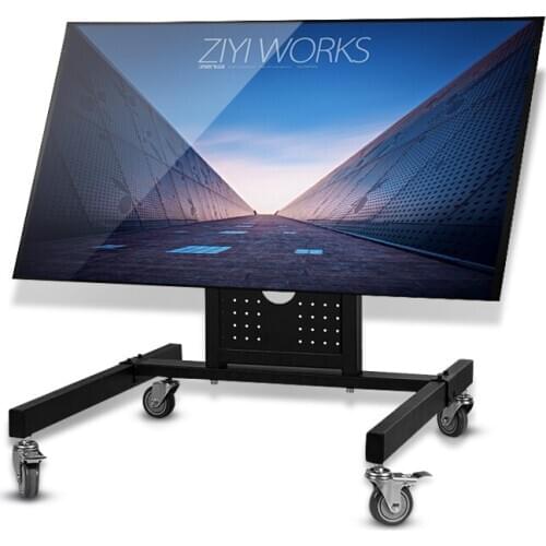 Rolling TV Stand Mobile TV Cart for 32-65 inch Plasma Screen LED LCD Curved TVs - with Mount for Universal with Wheels