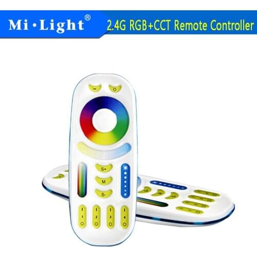 Full Touch 4 Zone RGBCCT FUT092 Led Remote Controller For 5IN1 Strip Light Color Changing and Brightness Dimming