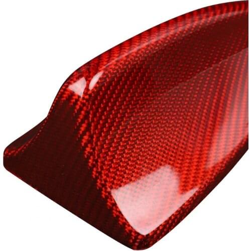 Self-adhesive Lightweight Carbon Fiber Car Shark Fin Antenna Cover Trim for BMW Old 5 Series E60 2003-2010 Auto Replacement Part