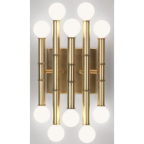 Nordic stainless steel corrugated led wall lamp contracted Indoor Living Room Corridor Hotel Room Lighting wall lamp Sconc