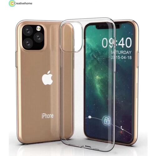Ultra-thin Shockproof PC Protective Case for iPhone 11(Transparent)