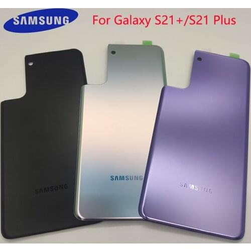 Samsung S21 Plus Back Housing Cover Glass Protective Battery Cover for Galaxy S21 Plus S21Plus S21+ Door Rear Case Replacement
