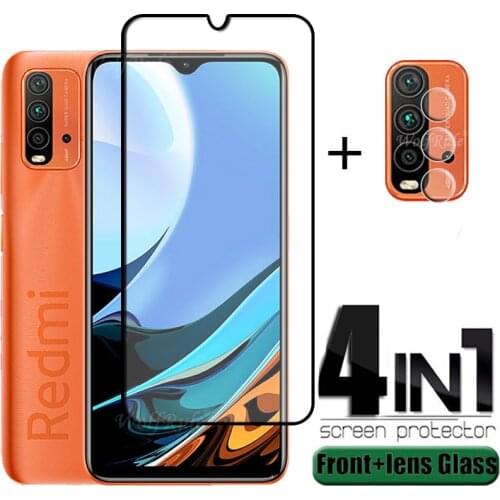 4-in-1 For Xiaomi Redmi 9T Glass For Redmi 9T Tempered Glass HD 9H Screen Protector For Note 8 T 9 Pro Redmi 9A 9C 9T Lens Glass