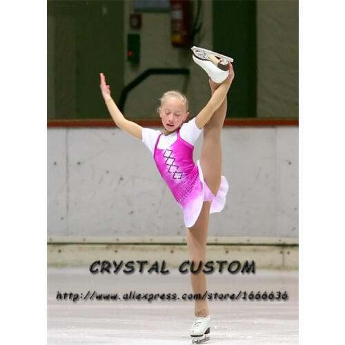 Custom Adult Figure Skating Dresses For Women Graceful New Brand Ice Skating Competition Dresses DR3940