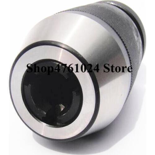 1PCS Taper B10, 0.2-6mm Medium-sized keyless drill chuck closefisted drill chuck, accuracy: less than 0.1mm,Drill clamp tool