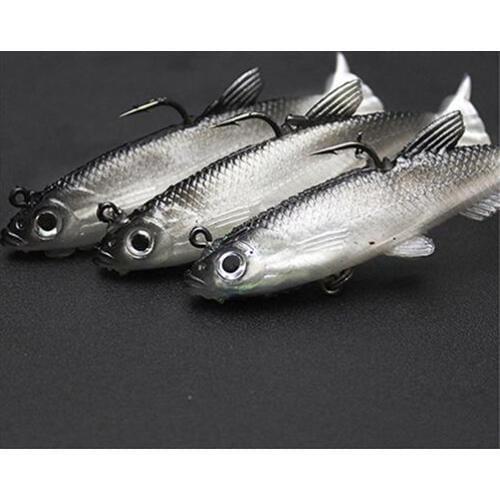 1Pc Life-Like 8cm Fishing Lure Bait Tackle Crankbait Sharp Hook Minnow Tool hot