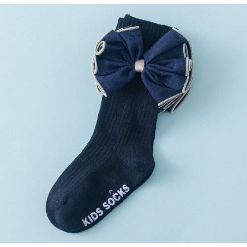 10pairs Bowknot Baby Child Long High Knee Socks Knee Warmer Newborn Girls Booties Dancewear Wholesale