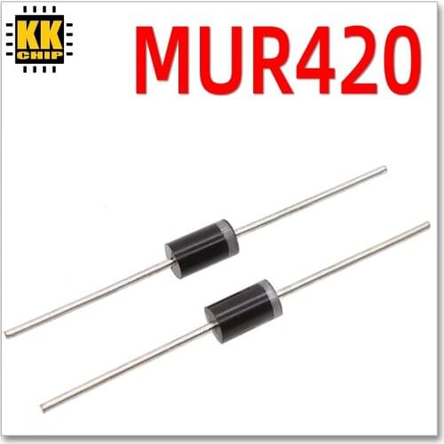 20pcs/lot MUR420 FRD 4A 200V