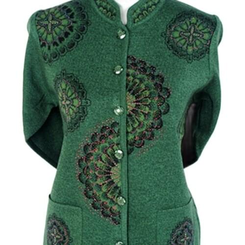 2021 In The Elderly Spring And Winter Women 's Sweaters Mother Loaded Sweaters Cardigan Older Grandmother Loaded Thick Sweater