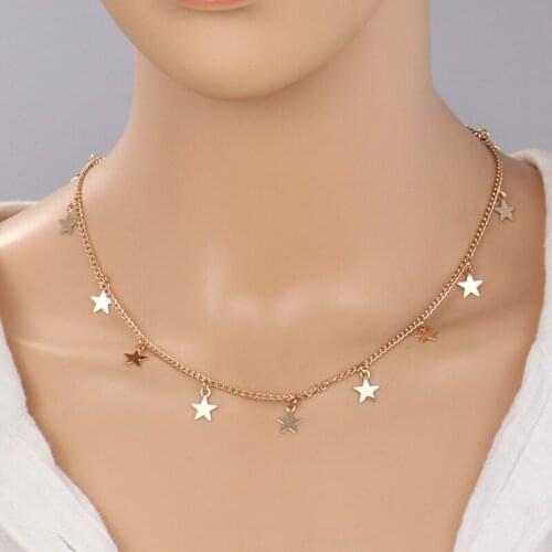 AUUEYY Silver Chokers