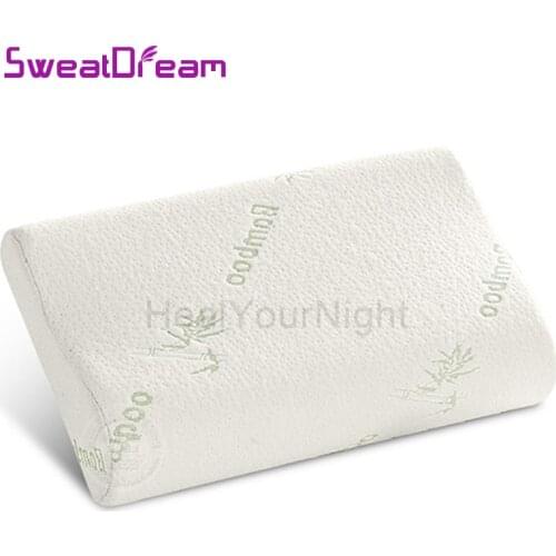 1Pcs Bamboo Pillows Memory Foam Bedding Pillow for Sleeping Orthopedic Sleeping Beding Pillows Cervical Pillows Neck Protection