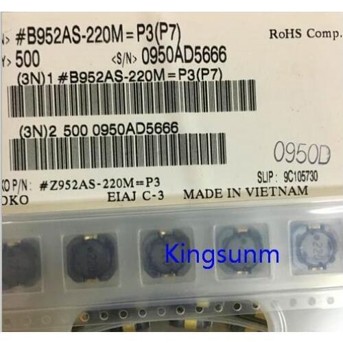Free shipping 10pcs B1047AS-220M=P3 TOKO 22uH 120mOhms 2A