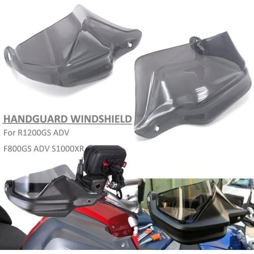 For BMW R1200GS ADV F800GS Adventure S1000XR Handguard Hand Shield Protector Windshield Smoke 2013 2014 2015 2016 2017 2018