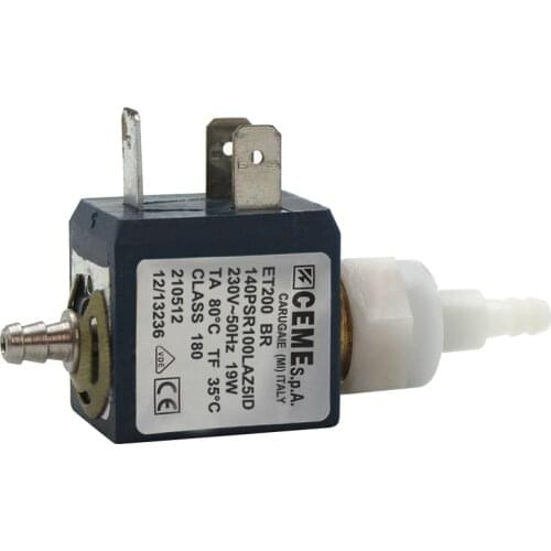 NEW CEME 19W AC230V 50Hz Steam Iron Water Solenoid Pump Oscillating Pump by Ceme model ET200BR for Morphy Richards or Phillips