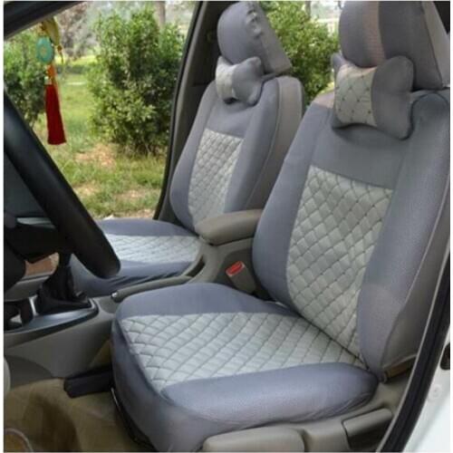 Emulation silk seating seat car cases For Honda Universal Front Rear Rear Backrest Professional custom Seat Covers