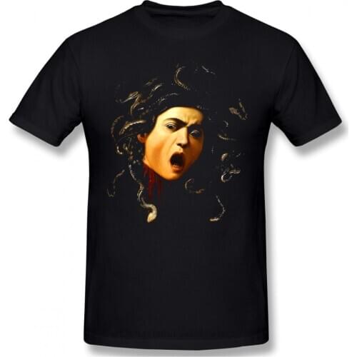 Caravaggio Medusa Art Lover Special TShirt Goth 1980s Subculture Rock Romance Casual Size S-6XL Summer T-shirt For Men Women