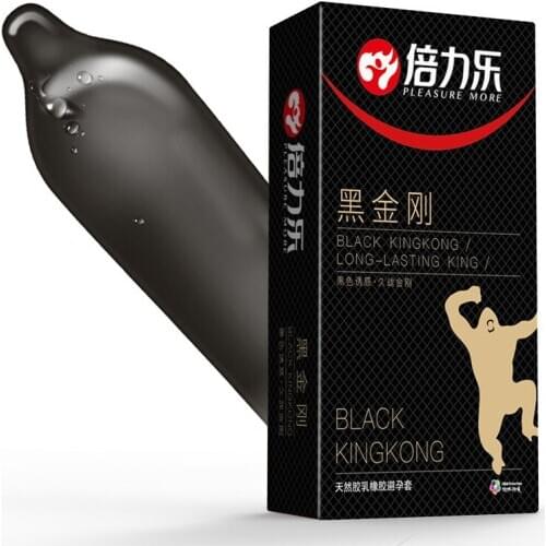 Black Condom Condoms Black Condom Delay Ejaculation Black Kingkong Long-lasting King Condoms For Men Delay ejaculation Latex Sex