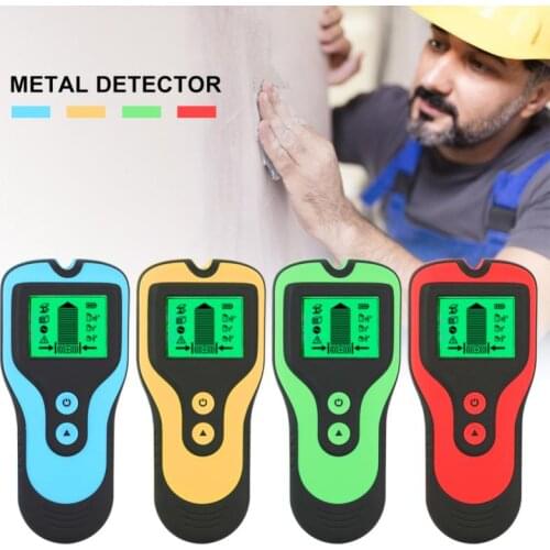 Metal Detector Find Metal Wood Stud Finder AC Voltage Live Wire Detect Wall Metal Scanner Electric Box Finder Wall Detector