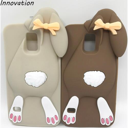 Cute Silicon Phone Case For Samsung Galaxy S5 Neo S5 Case Silicone Bunny Rabbit Luxury Cover For Samsung Galaxy S5 3D Coque