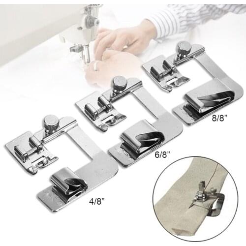 Sewing Machine Foot Hemmer Practical Multi-Functional Domestic Presser Feet Hemmer For Home Supplies