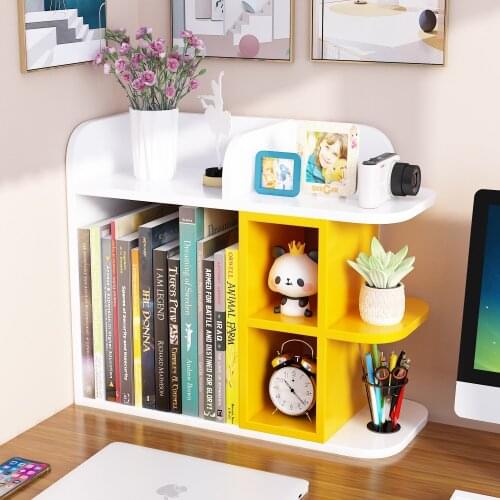 Simple Small Storage Versatile and practical Creative Cube Storage Shelves Bookshelf Organizer Shelf Furniture Office Desk Shelf